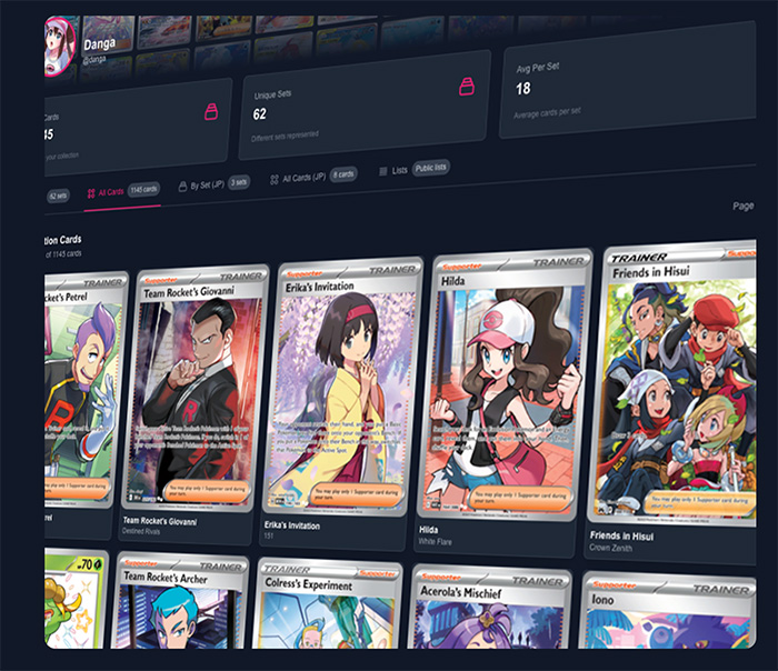 Start Your Collection | My TCG Collection