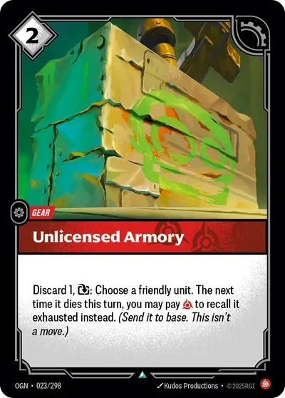Unlicensed Armory