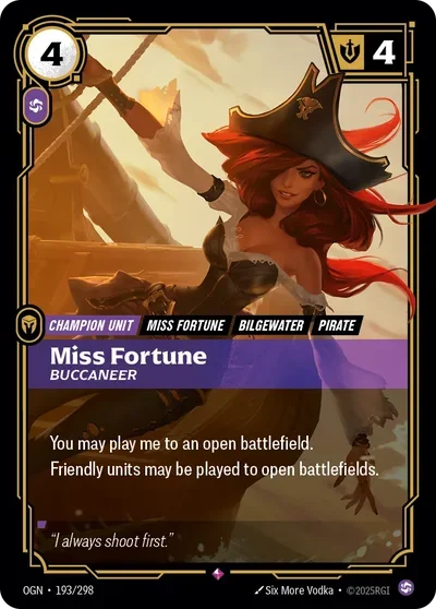 Miss Fortune - Buccaneer