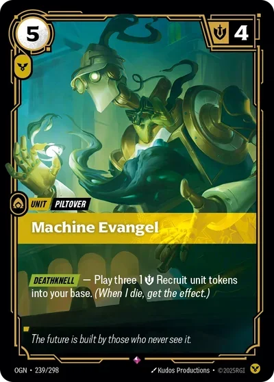 Machine Evangel