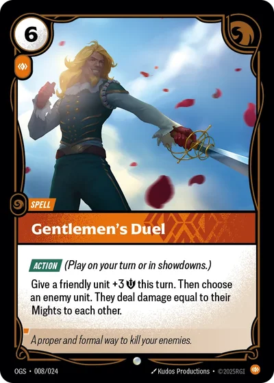 Gentlemen's Duel