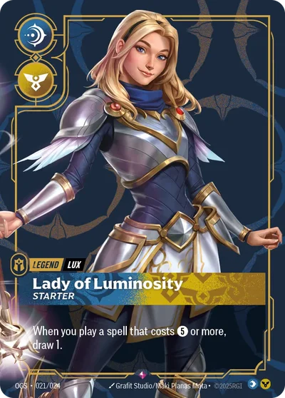 Lux - Lady of Luminosity - Starter
