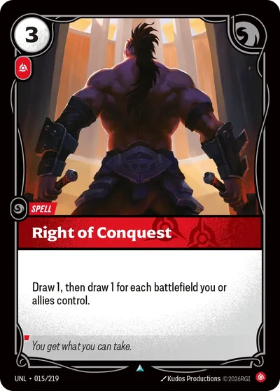 Right of Conquest