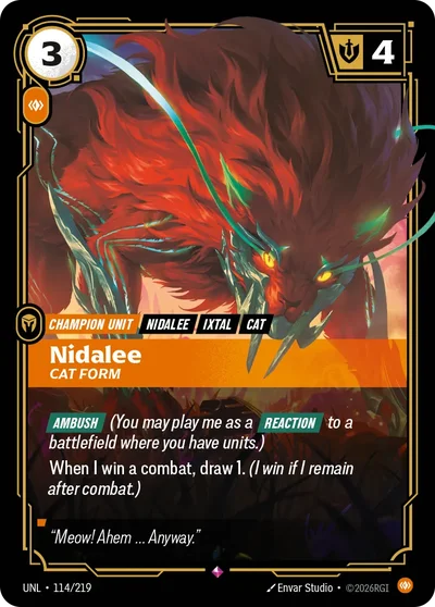 Nidalee - Cat Form