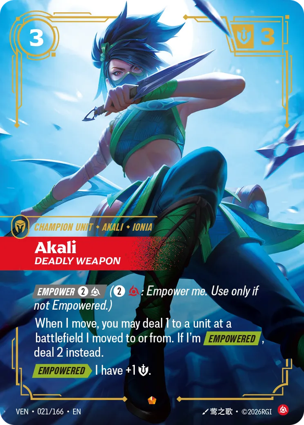 Akali - Deadly Weapon Akali - Deadly Weapon
