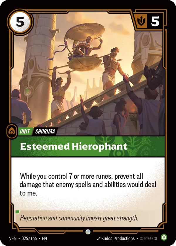 Esteemed Hierophant Esteemed Hierophant