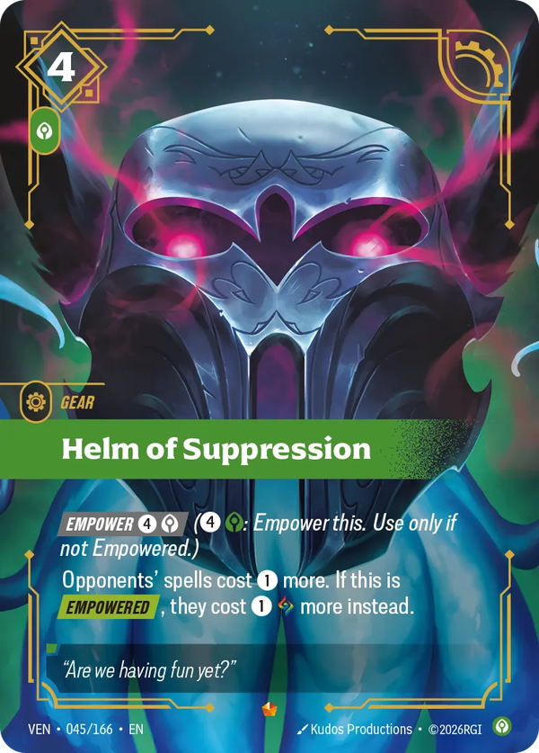 Helm of Suppression Helm of Suppression