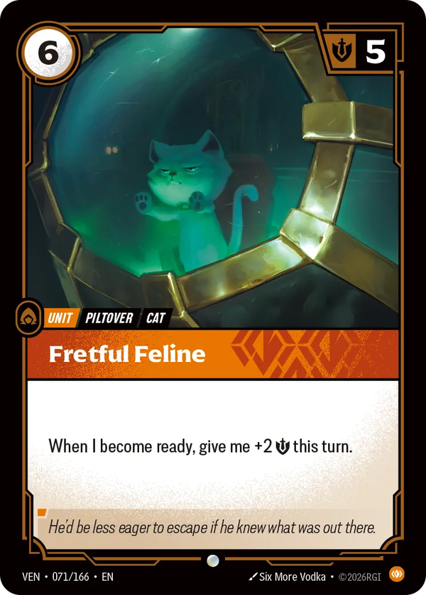 Fretful Feline Fretful Feline