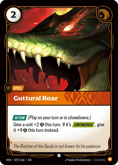 Guttural Roar