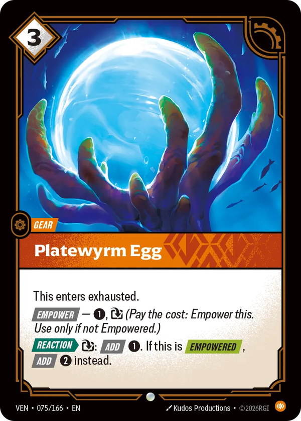 Platewyrm Egg Platewyrm Egg