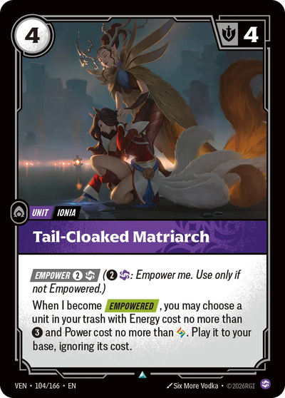Tail-Cloaked Matriarch