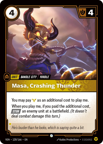 Masa - Crashing Thunder