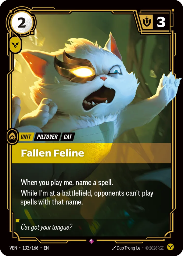 Fallen Feline Fallen Feline