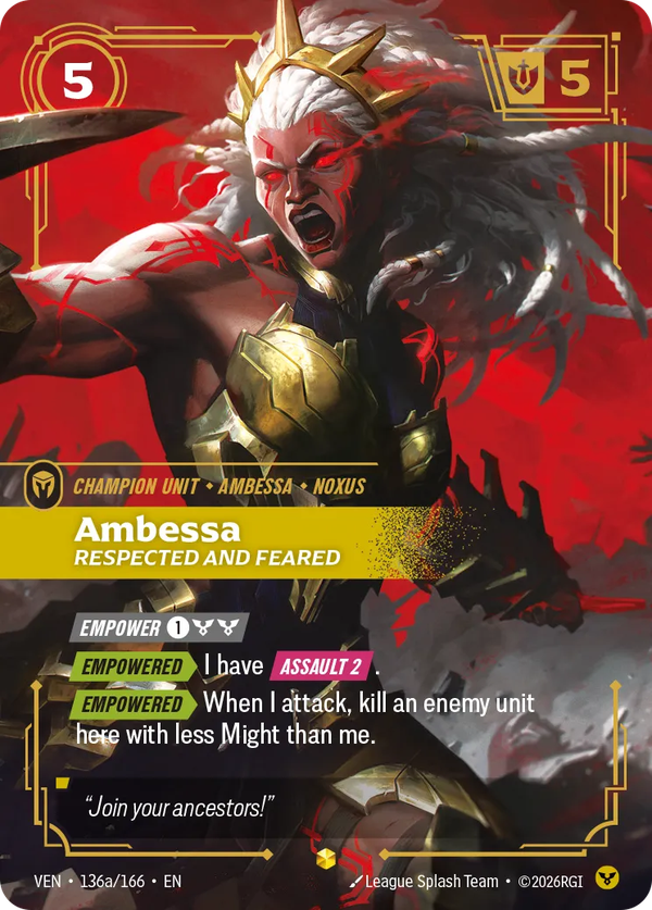 Ambessa - Respected and Feared Ambessa - Respected and Feared
