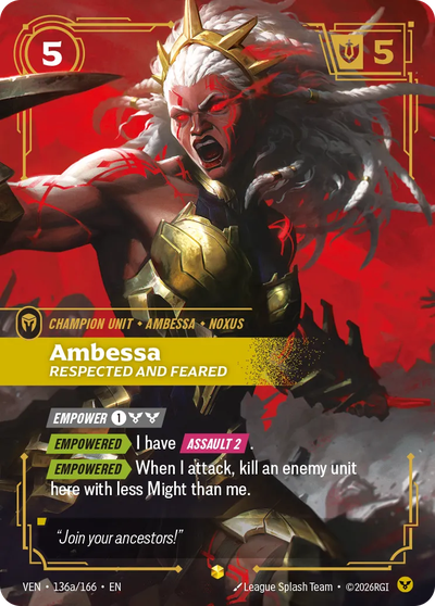 Ambessa - Respected and Feared