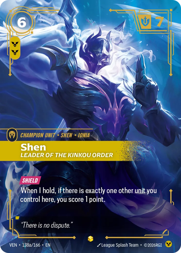 Shen - Leader of the Kinkou Order Shen - Leader of the Kinkou Order