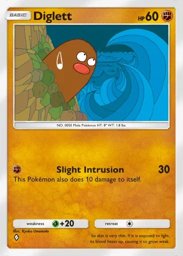 Diglett - Mega Shine | My TCG Collection